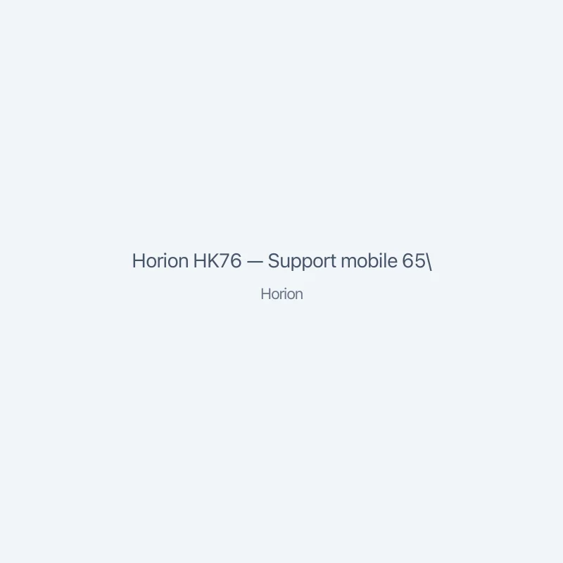 Horion HK76 — Support mobile 65"-86"