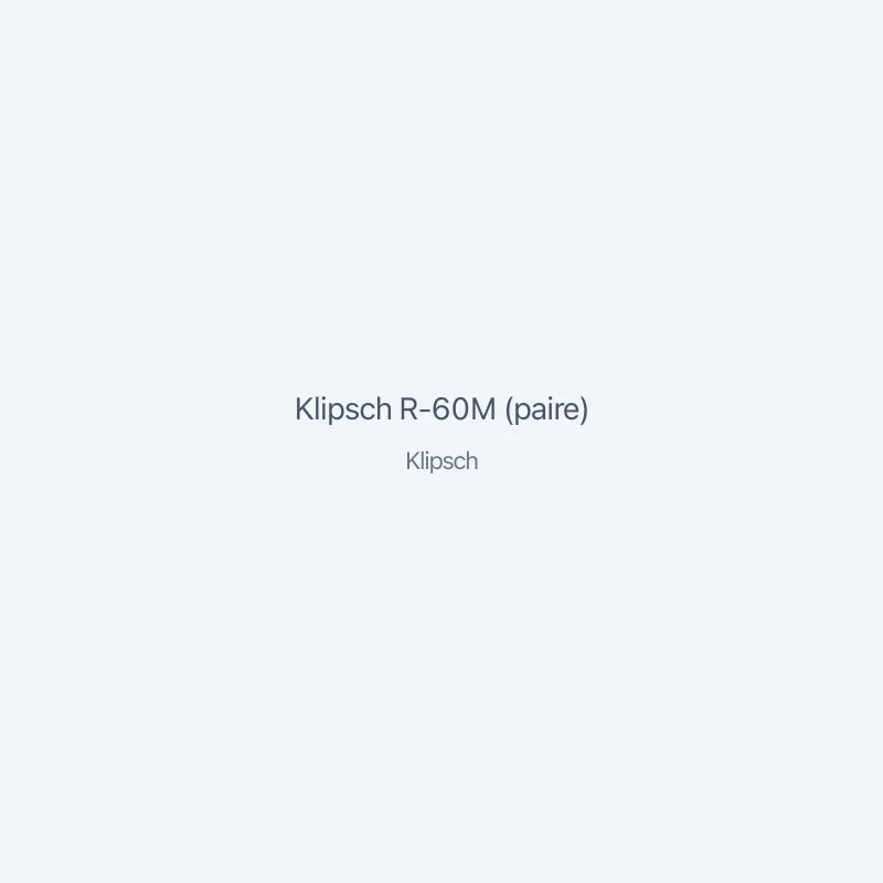 Klipsch R-60M (paire)