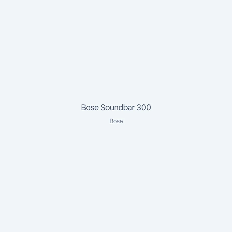 Bose Soundbar 300