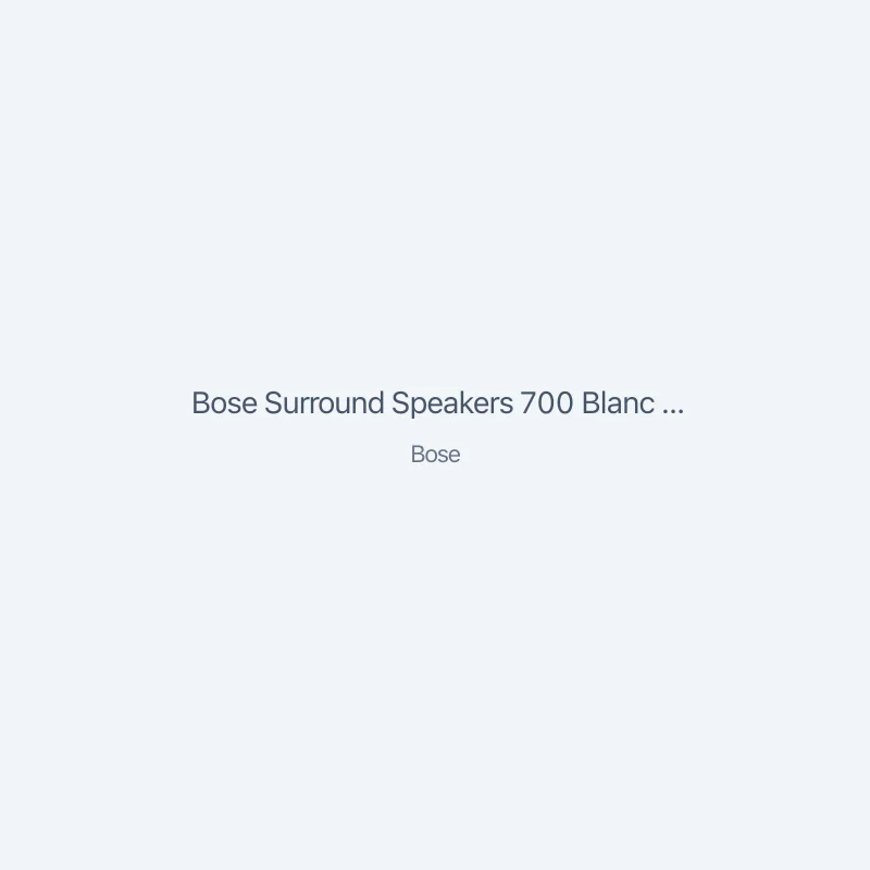 Bose Surround Speakers 700 Blanc (paire)