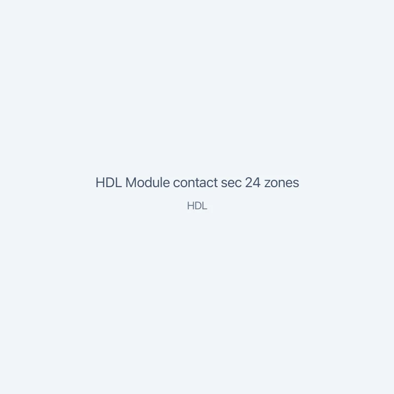 HDL Module contact sec 24 zones