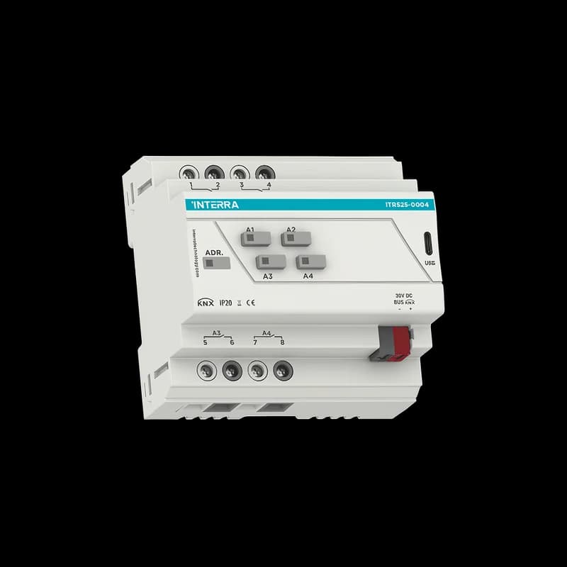Interra Actionneur combo KNX 8 sorties 16A