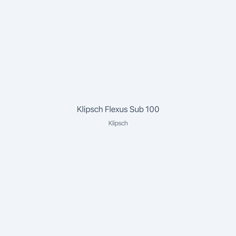 Klipsch Flexus Sub 100