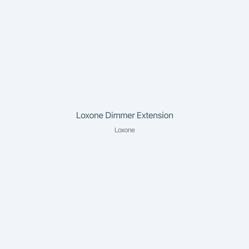 Loxone Dimmer Extension