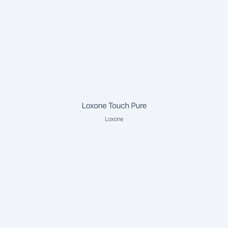 Loxone Touch Pure