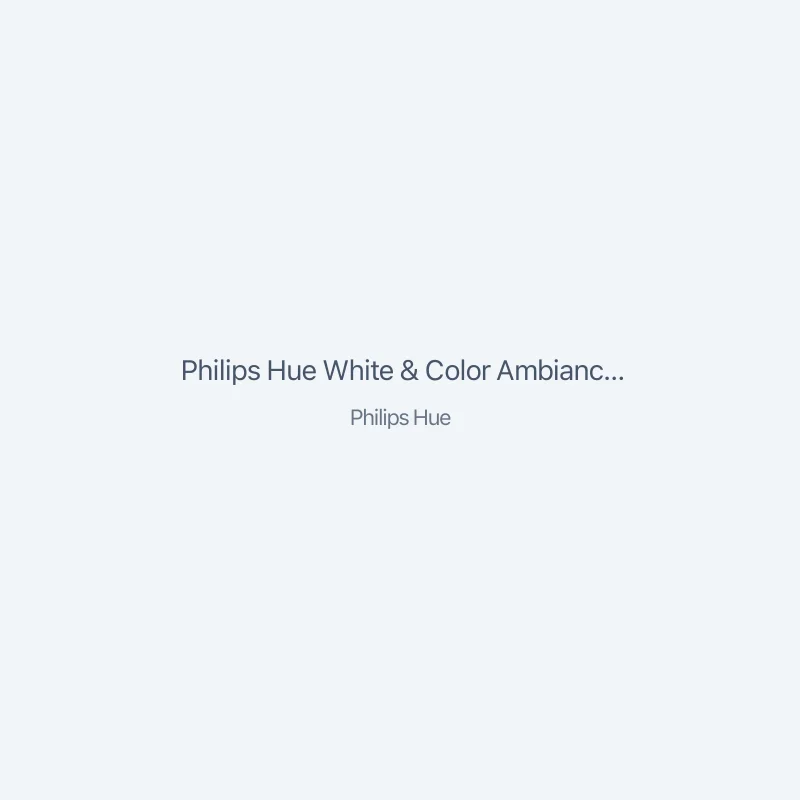 Philips Hue White & Color Ambiance Starter Kit