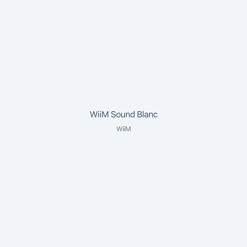 WiiM Sound Blanc